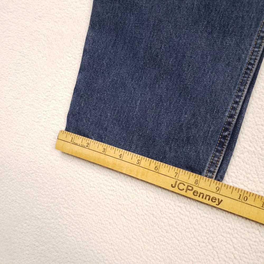 Levi's 550 Relaxed Fit Jeans Mens 36x34 Blue Dark Wash Tapered Leg Denim Y2K